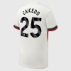 Original Fußballtrikot Chelsea Caicedo 25 Auswärtstrikot 2025-26 Für Herren
